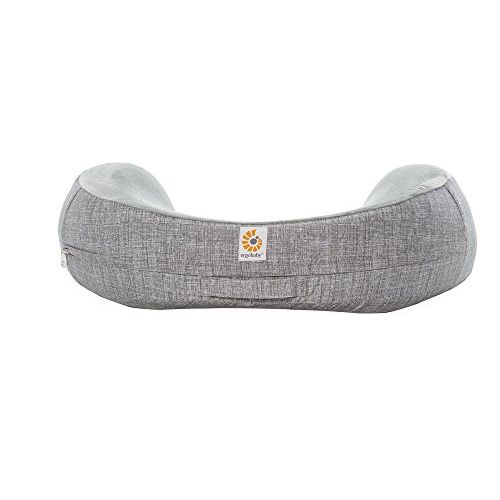 에르고베이비 [아마존베스트]Ergobaby Breastfeeding Pillow with Cover, Natural Curve, Heathered Grey