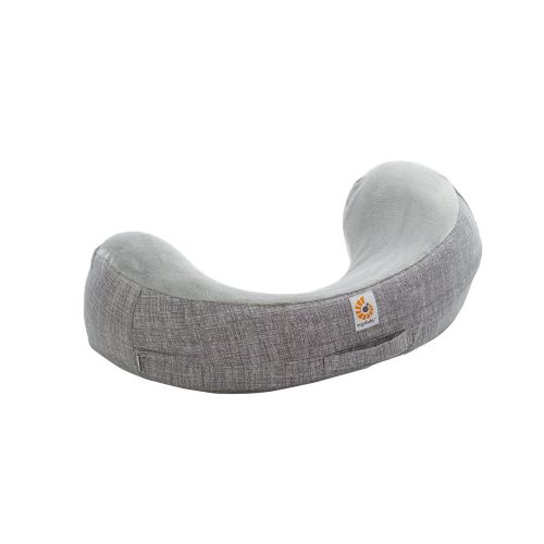 에르고베이비 [아마존베스트]Ergobaby Breastfeeding Pillow with Cover, Natural Curve, Heathered Grey