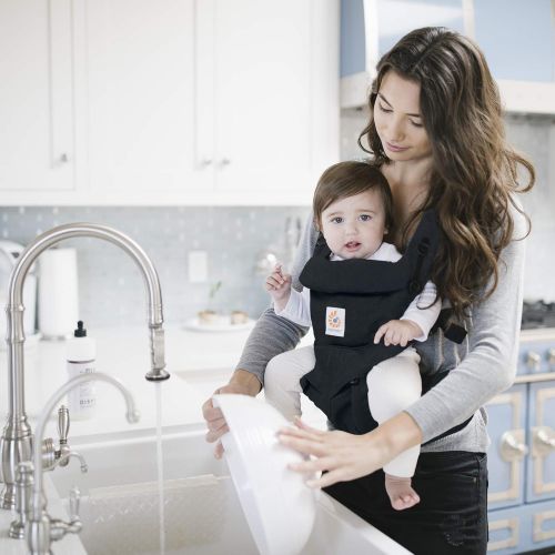 에르고베이비 [아마존베스트]Ergobaby Carrier, Omni 360 All Carry Positions Baby Carrier, Pearl Grey