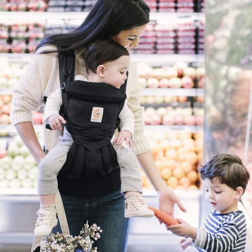 에르고베이비 [아마존베스트]Ergobaby Carrier, Omni 360 All Carry Positions Baby Carrier, Pearl Grey