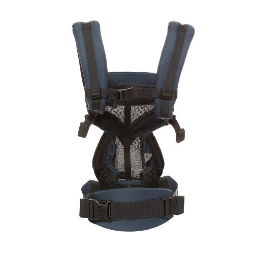 에르고베이비 [아마존 핫딜]  [아마존핫딜]ERGObaby Ergobaby Babytrage fuer Neugeborene ab Geburt bis 20kg, 4in1 Omni 360 Cool Air Mesh Raven, Kindertrage Tragesystem, Schwarz Blau