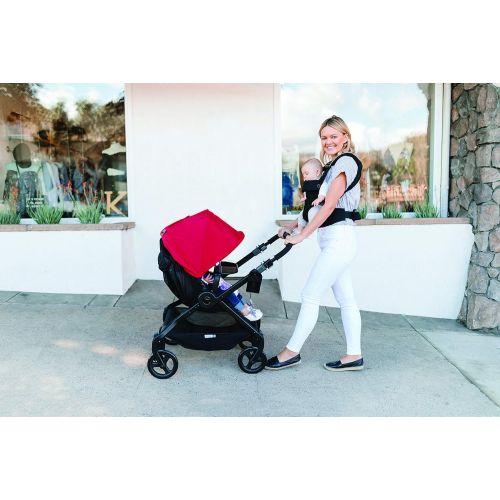 에르고베이비 Ergobaby Stroller, Travel System Ready, 180 Reversible with One-Hand Fold, Black