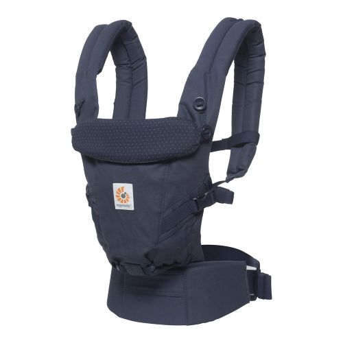 에르고베이비 Ergobaby Adapt Award Winning Ergonomic Multi-Position Baby Carrier, Newborn to Toddler, Graphic Grey