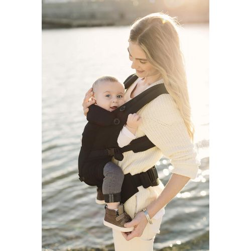 에르고베이비 Ergobaby Adapt Award Winning Ergonomic Multi-Position Baby Carrier, Newborn to Toddler, Graphic Grey