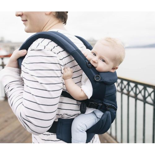 에르고베이비 Ergobaby Omni 360 Cool Air Mesh All-in-One Ergonomic Baby Carrier, All Carry Positions, Newborn to Toddler, ICY Mint