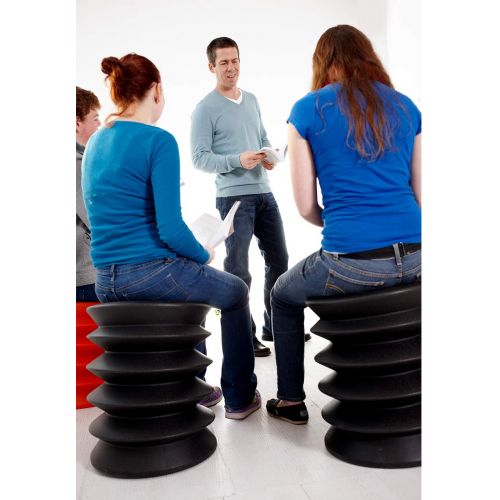  ErgoErgo ExtraErgo Ergonomic Stool for Active Sitting (Black)