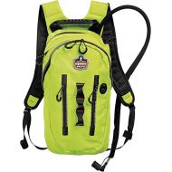 Ergodyne Chill-Its 5157 Hydration Backpack, High Visibility Reflective Cargo Pack with Storage, 3 Liter Bladder, Breakaway Shoulder Straps