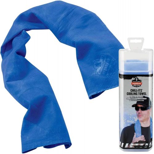  [아마존베스트]Ergodyne Chill-Its 6602 Evaporative Cooling Towel, Blue