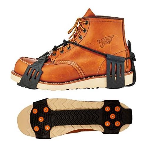  [아마존베스트]Ergodyne TREX 6310 Adjustable Traction Cleat Grips Ice and Snow, One-Piece Easily Attaches Over Shoe/Boot with Carbon Steel Spikes to Provide Anti-Slip Solution, X-Large