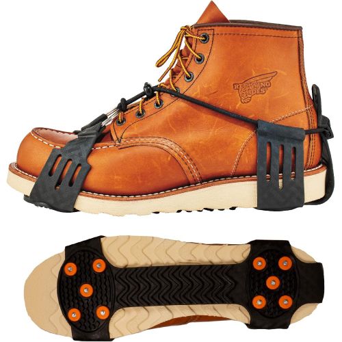  [아마존베스트]Ergodyne TREX 6310 Adjustable Traction Cleat Grips Ice and Snow, One-Piece Easily Attaches Over Shoe/Boot with Carbon Steel Spikes to Provide Anti-Slip Solution, X-Large