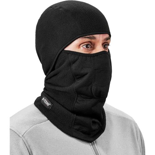  [아마존베스트]Ergodyne N-Ferno 6823 Winter Balaclava Ski Mask, Wind-Resistant Face Mask, Thermal Fleece, Black