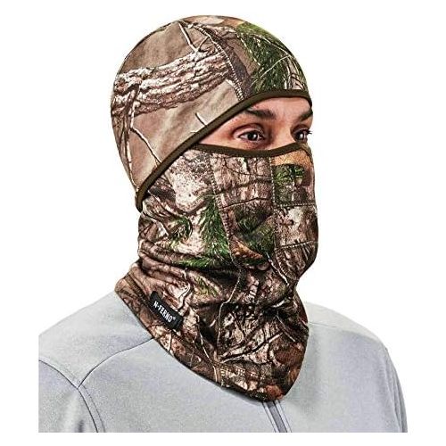  [아마존베스트]Ergodyne N-Ferno 6823 Winter Ski Mask Balaclava, Wind-Resistant Face Mask, Thermal Fleece, RealTree Camo