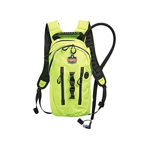  [아마존베스트]Ergodyne Chill-Its 5157 Premium Cargo High Visibility Hydration Pack, Lime