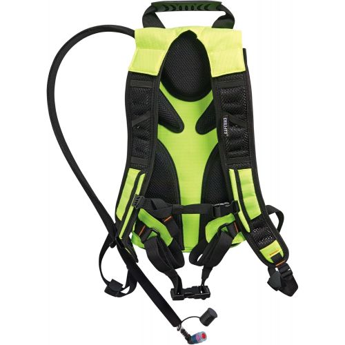  [아마존베스트]Ergodyne Chill-Its 5157 Premium Cargo High Visibility Hydration Pack, Lime