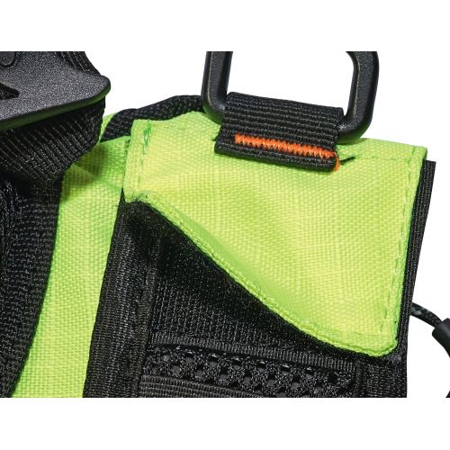  [아마존베스트]Ergodyne Chill-Its 5157 Premium Cargo High Visibility Hydration Pack, Lime