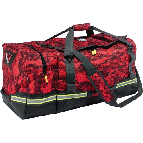  Ergodyne Arsenal 5008 Firefighter Turnout Gear and Safety Duffel Bag for Fire, Fall Protection and Sport Gear Bag Use, Black