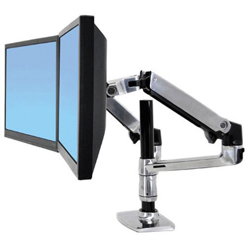  Ergotron LX Dual Stacking Arm for Displays up to 24