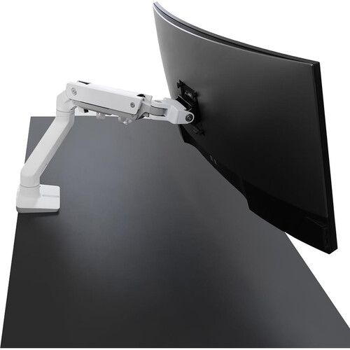  Ergotron HX Desk Monitor Arm for Displays up to 42 lb (White)