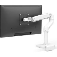 Ergotron LX Desk Monitor Arm with Low-Profile Clamp (White)