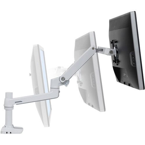  Ergotron LX Desk Mount Monitor Arm (White)