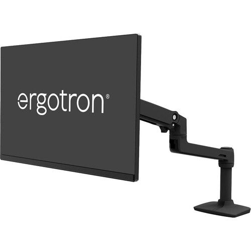  Ergotron LX Desk Mount Monitor Arm (Matte Black)