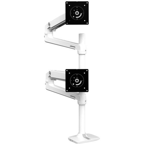  Ergotron LX Dual Desk Mount Stacking Arm for Displays up to 40