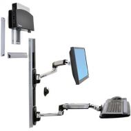 Ergotron 45-253-026 LX Wall Mount System with Small Computer Holder