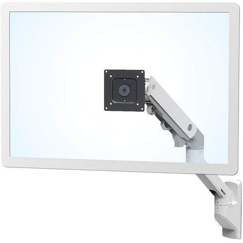  Ergotron HX Wall Mount Monitor Arm (White)