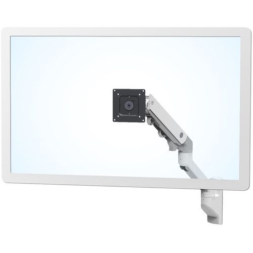  Ergotron HX Wall Mount Monitor Arm (White)