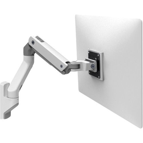  Ergotron HX Wall Mount Monitor Arm (White)