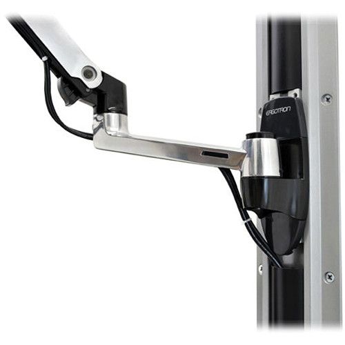  Ergotron LX Wall Mount System with Medium Silver CPU Holder