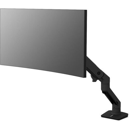  Ergotron HX Desk Monitor Arm for Displays up to 42 lb (Matte Black)