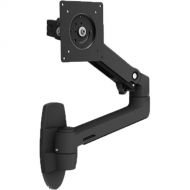 Ergotron LX Wall Mount Monitor Arm (Matte Black)