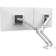 Ergotron MXV Desk Mount Dual-Monitor Arm (White)