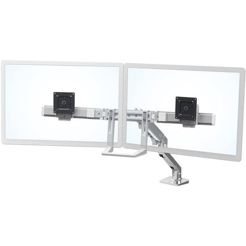  Ergotron HX Dual Monitor Desk Arm (Polished Aluminum)