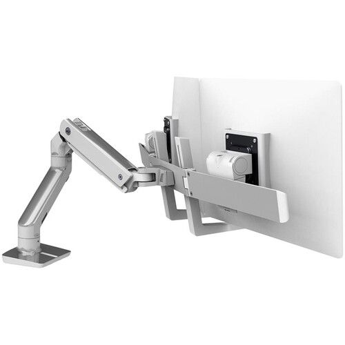  Ergotron HX Dual Monitor Desk Arm (Polished Aluminum)