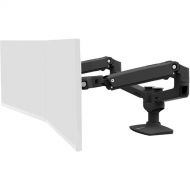 Ergotron LX Dual Desk Mount Side-by-Side Arm (Black)