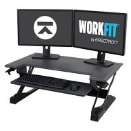 Ergotron WorkFit-TL, Sit-Stand Desk Converter | Black, 37.5 wide | For Tabletops