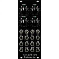 Erica Synths Black Quad VCA2 4-Channel VCA Eurorack Module (10 HP)