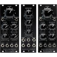 Erica Synths Black Low-Pass Filter, High-Pass Filter, and VCF Coupler Set Eurorack Modules