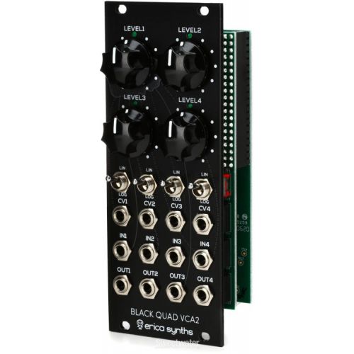  Erica Synths Black Quad VCA 2 VCA Eurorack Module