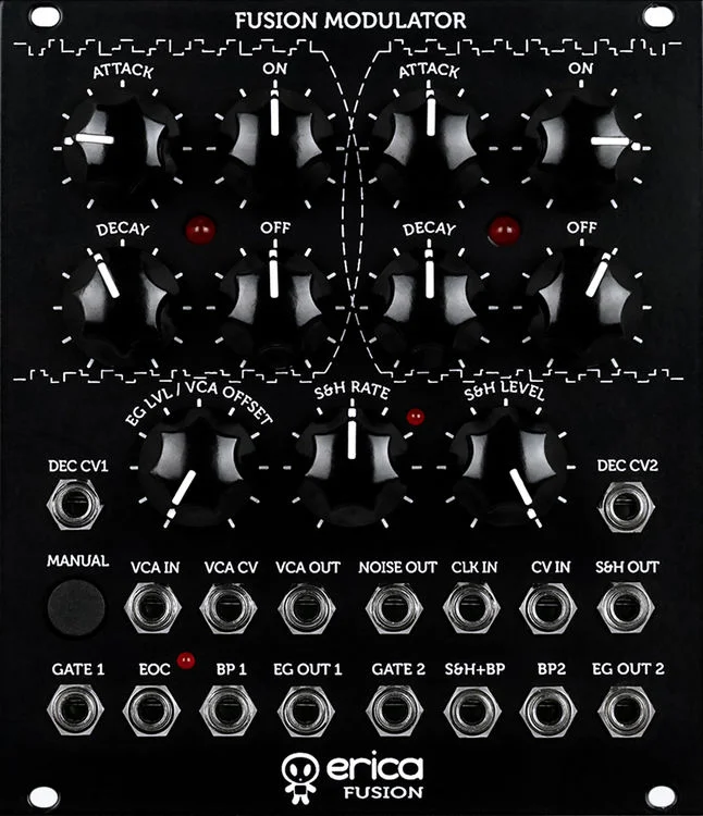  Erica Synths Fusion System II Eurorack Modular Synthesizer with Lid