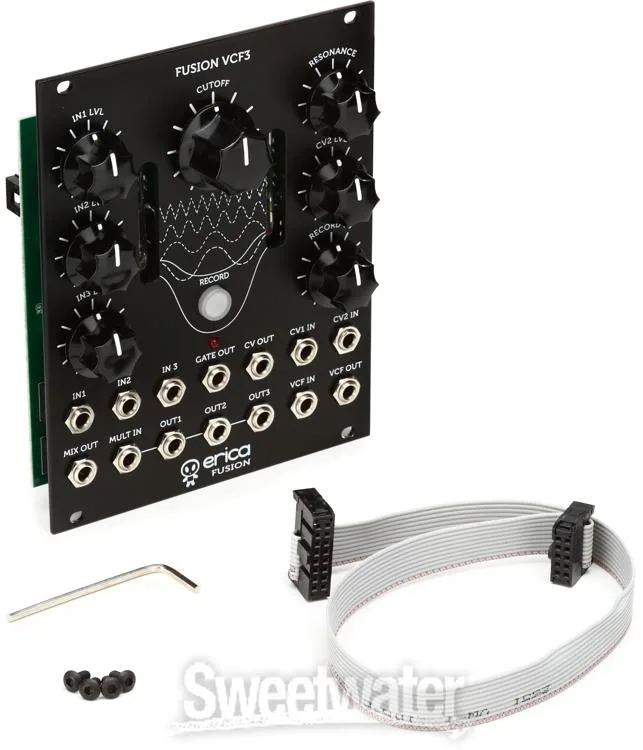  Erica Synths Fusion VCF3 Low Pass Tube and Vactrol-based Filter Eurorack Module