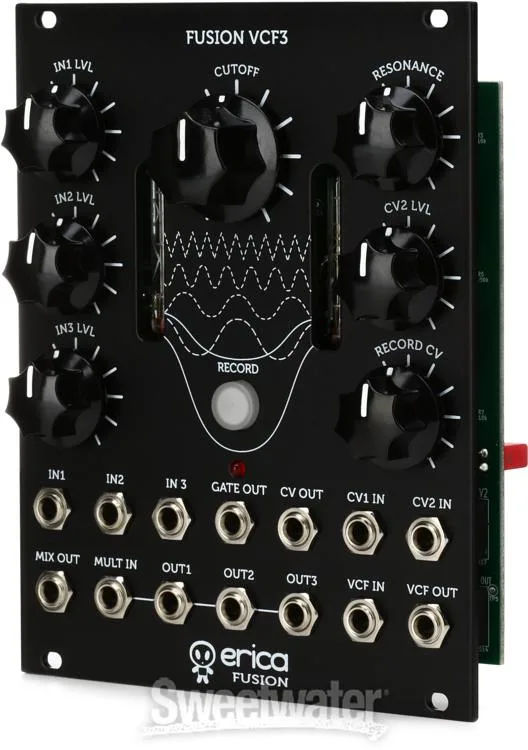  Erica Synths Fusion VCF3 Low Pass Tube and Vactrol-based Filter Eurorack Module