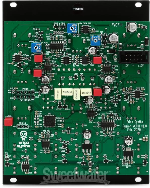  Erica Synths Fusion VCF3 Low Pass Tube and Vactrol-based Filter Eurorack Module