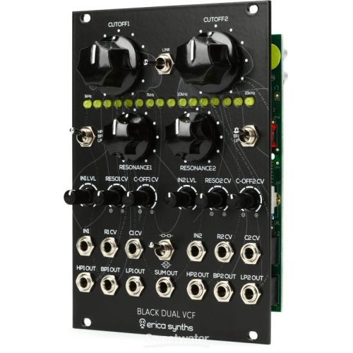  Erica Synths Black Dual VCF Eurorack Filter Module