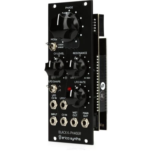  Erica Synths Black K-Phaser Eurorack Analog Phaser Module Demo