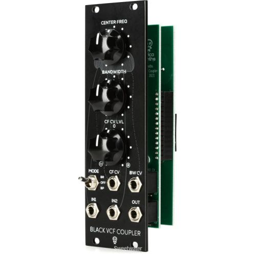  Erica Synths Black Filter Coupler Eurorack Satellite Module for Black High Pass VCF and Black Low Pass VCF