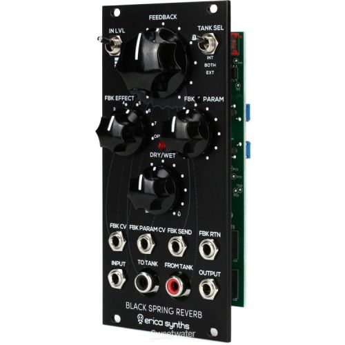  Erica Synths Black Spring Reverb Eurorack Spring Reverb Module