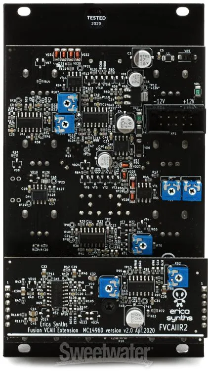  Erica Synths Fusion VCA/Waveshaper/Ringmodulator Tube-based VCA Eurorack Module